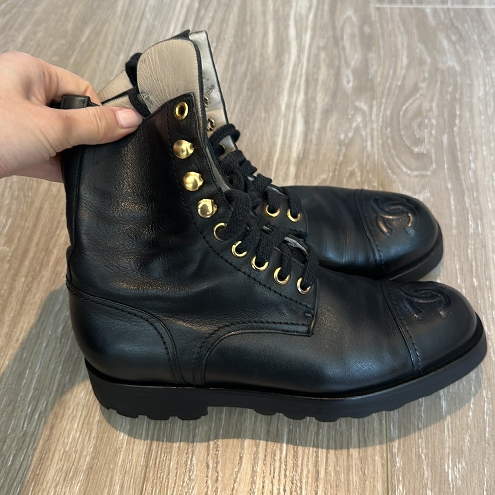 Chanel Combat Boots - Picture 5 of 8
